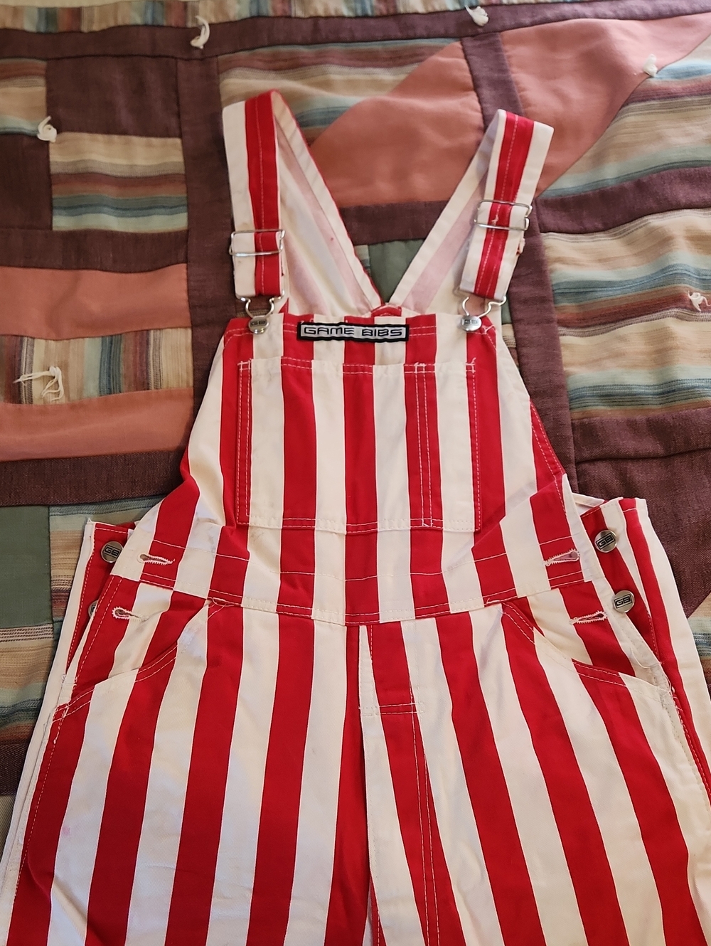 Red & White Gameday Bibs